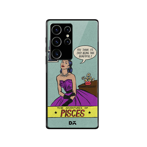 

DailyObjects Pisces Glass Case Cover For Samsung Galaxy S23 Ultra
