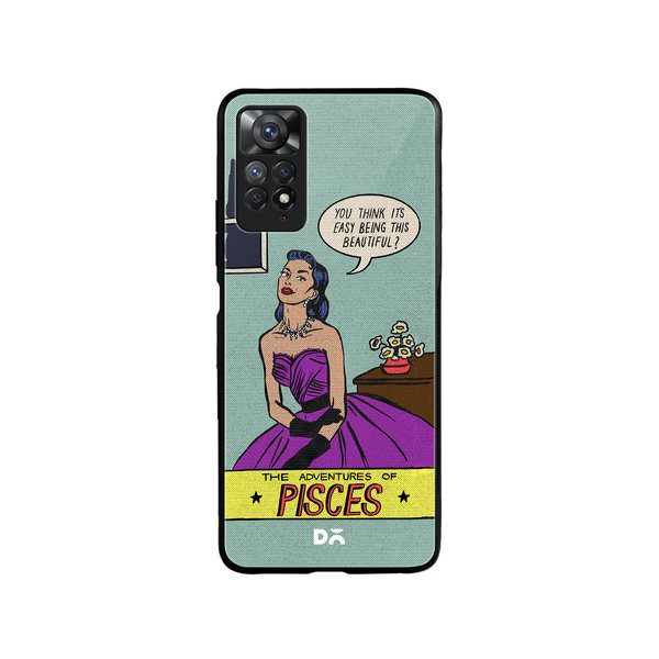 

DailyObjects Pisces Glass Case Cover For Xiaomi Redmi Note 11 Pro