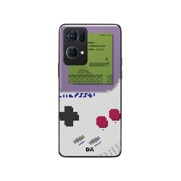 

DailyObjects Pixel Boy 1990 Glass Case Cover For Oppo Reno 7 Pro