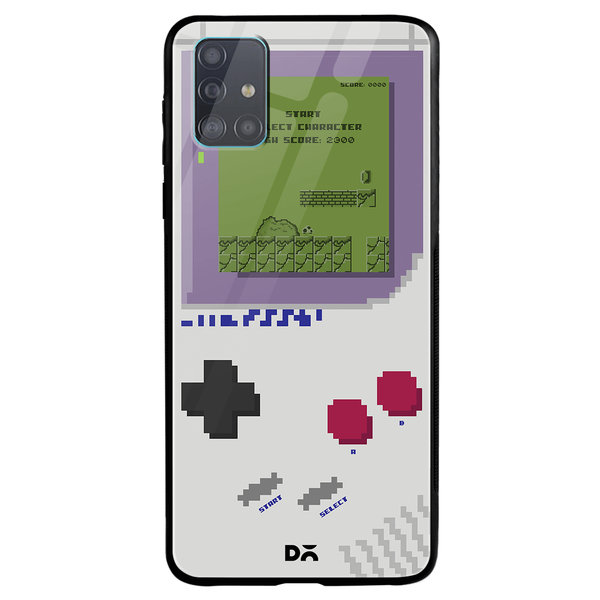 

DailyObjects Pixel Boy 1990 Glass Case Cover For Samsung Galaxy A51