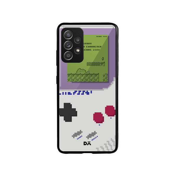 DailyObjects Pixel Boy 1990 Glass Case Cover For Samsung Galaxy A73