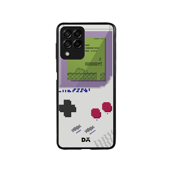 

DailyObjects Pixel Boy 1990 Glass Case Cover For Samsung Galaxy M53