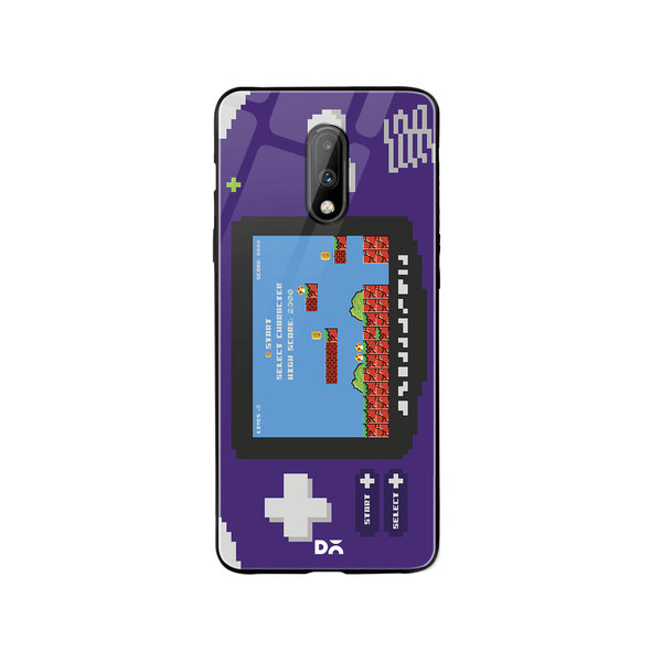 DailyObjects Pixel Boy Advanced Glass Case Cover For OnePlus 7