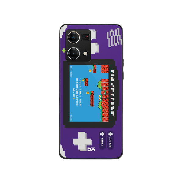 

DailyObjects Pixel Boy Advanced Glass Case Cover For Oppo F21 Pro