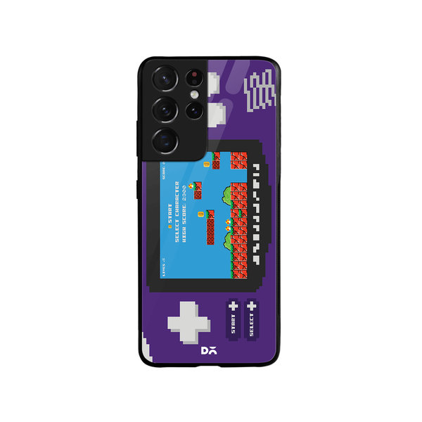 

DailyObjects Pixel Boy Advanced Glass Case Cover For Samsung Galaxy S21 Ultra