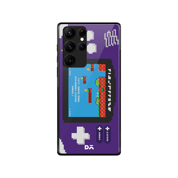 

DailyObjects Pixel Boy Advanced Glass Case Cover For Samsung Galaxy S22 Ultra
