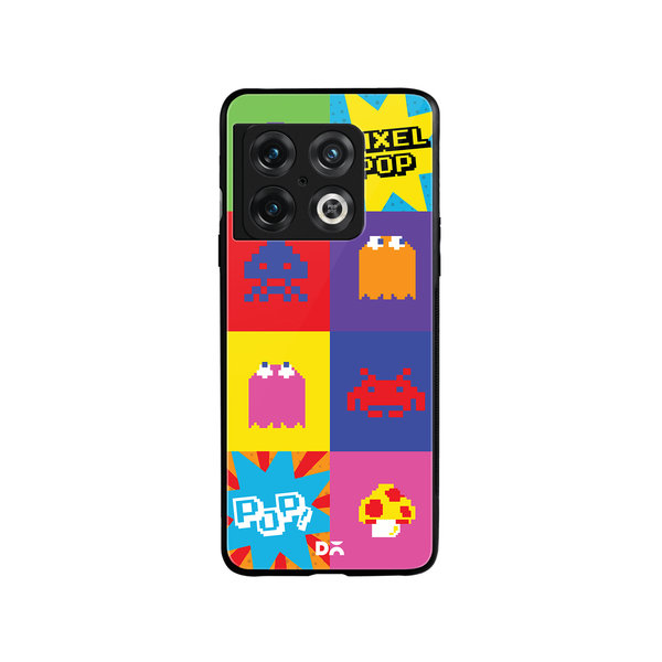 

DailyObjects Pixel Pop Glass Case Cover For OnePlus 10 Pro