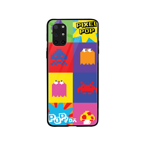 

DailyObjects Pixel Pop Glass Case Cover For OnePlus 8T