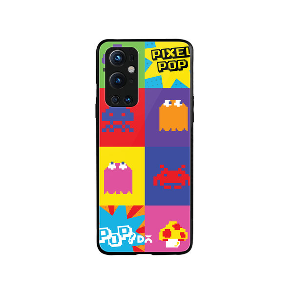 

DailyObjects Pixel Pop Glass Case Cover For OnePlus 9 Pro