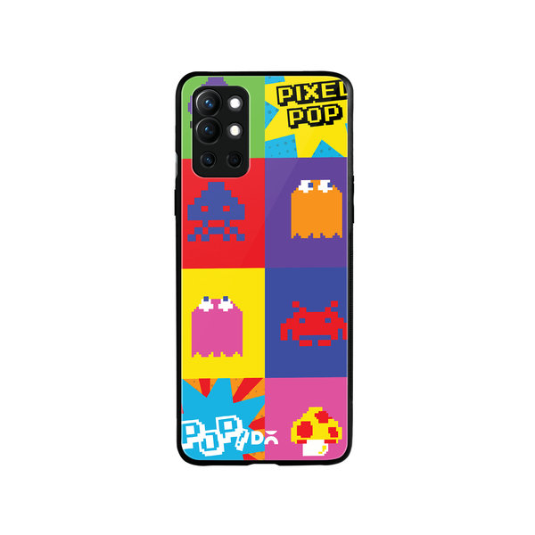 

DailyObjects Pixel Pop Glass Case Cover For OnePlus 9R