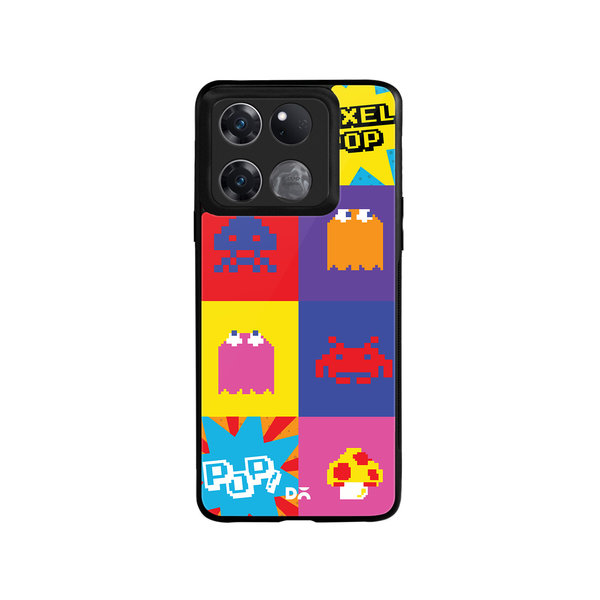 

DailyObjects Pixel Pop Glass Case Cover For OnePlus Ace Racing
