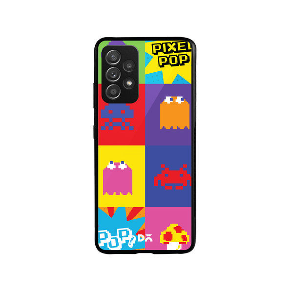 

DailyObjects Pixel Pop Glass Case Cover For Samsung Galaxy A52