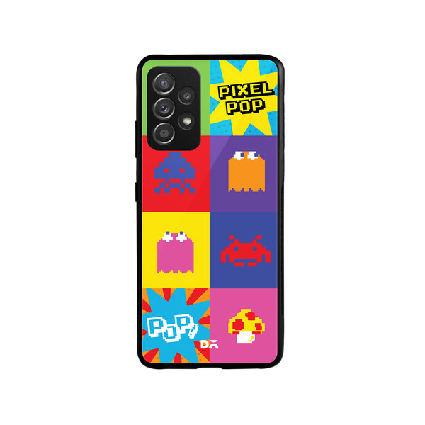 

DailyObjects Pixel Pop Glass Case Cover For Samsung Galaxy A53
