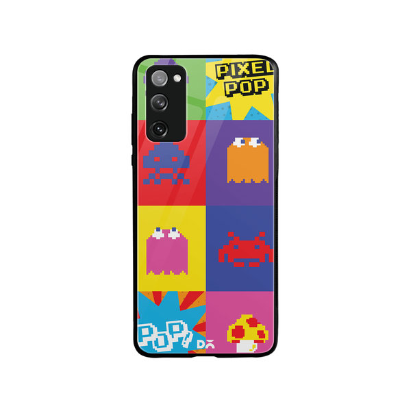 

DailyObjects Pixel Pop Glass Case Cover For Samsung Galaxy S20 FE