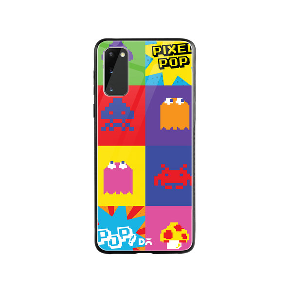 

DailyObjects Pixel Pop Glass Case Cover For Samsung Galaxy S20