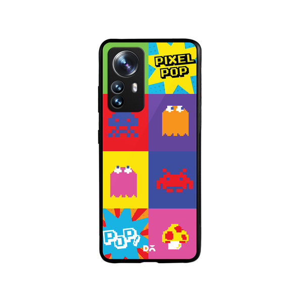 

DailyObjects Pixel Pop Glass Case Cover For Xiaomi 12 Pro