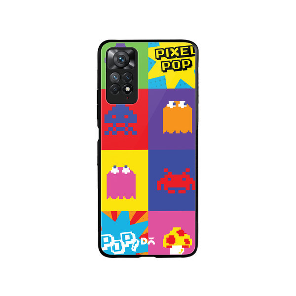 

DailyObjects Pixel Pop Glass Case Cover For Xiaomi Redmi Note 11 Pro