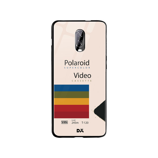 

DailyObjects Pix VHS Glass Case Cover For OnePlus 7