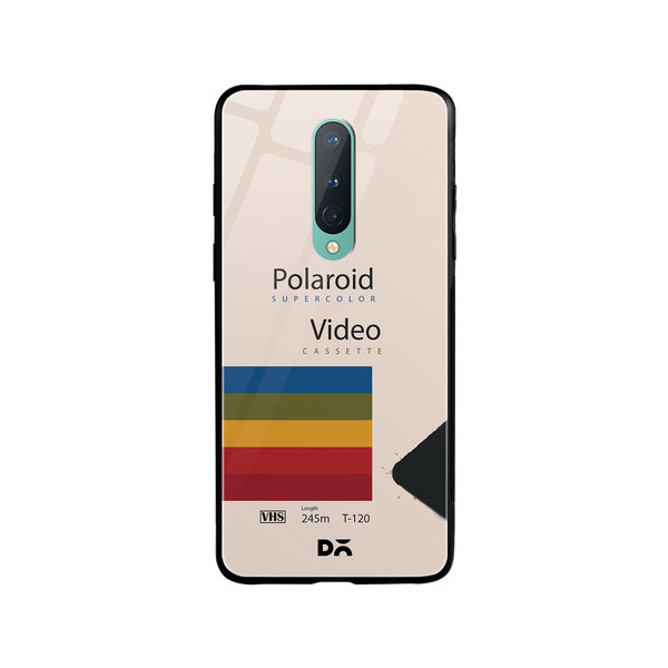 

DailyObjects Pix VHS Glass Case Cover For OnePlus 8