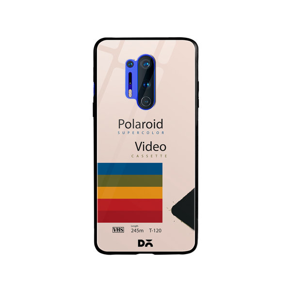

DailyObjects Pix VHS Glass Case Cover For OnePlus 8 Pro