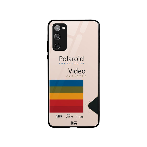 

DailyObjects Pix VHS Glass Case Cover For Samsung Galaxy S20 FE