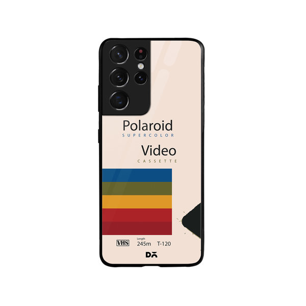 

DailyObjects Pix VHS Glass Case Cover For Samsung Galaxy S21 Ultra