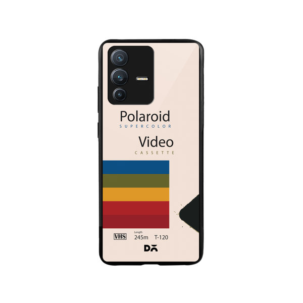 

DailyObjects Pix VHS Glass Case Cover For Vivo V23 Pro