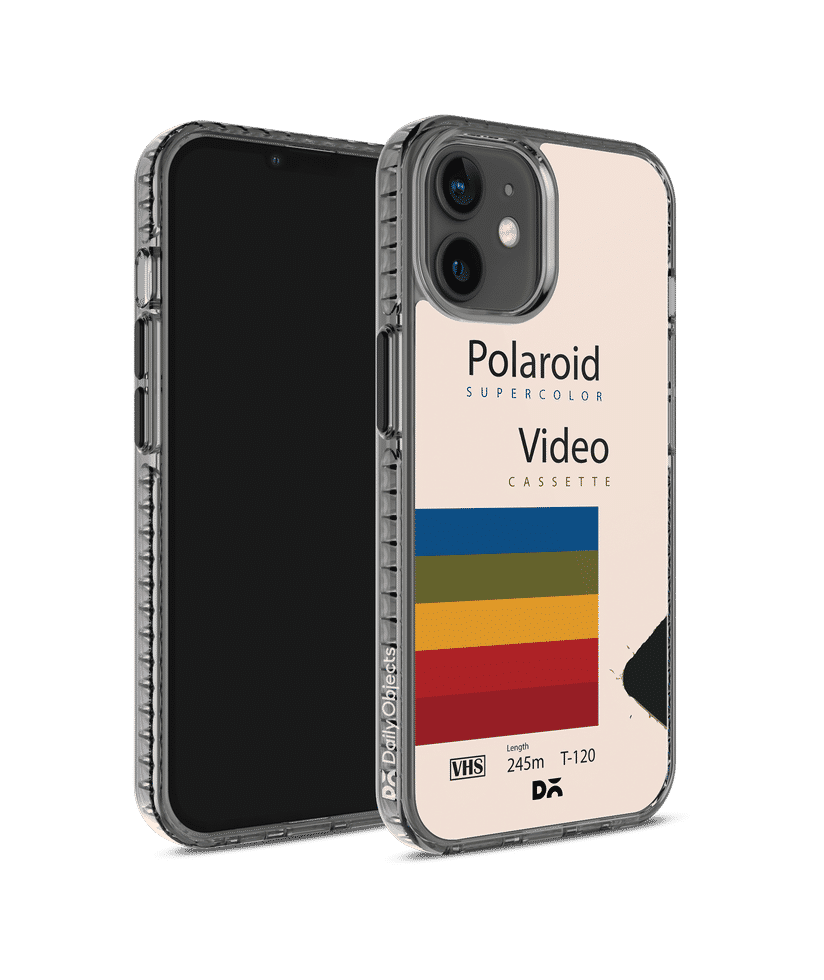 DailyObjects Polaroid VHS Stride 2.0 Case Cover For iPhone 12 | Stride Off  White - Iphone 12 Covers & Cases Online in India