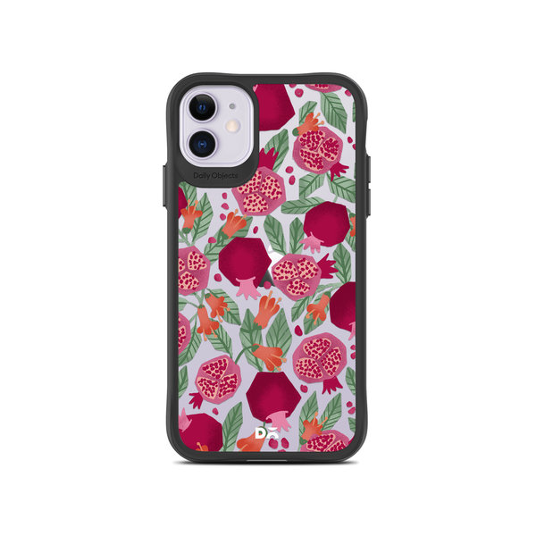 

DailyObjects Pomegranate Party Black Hybrid Clear Case Cover For iPhone 11