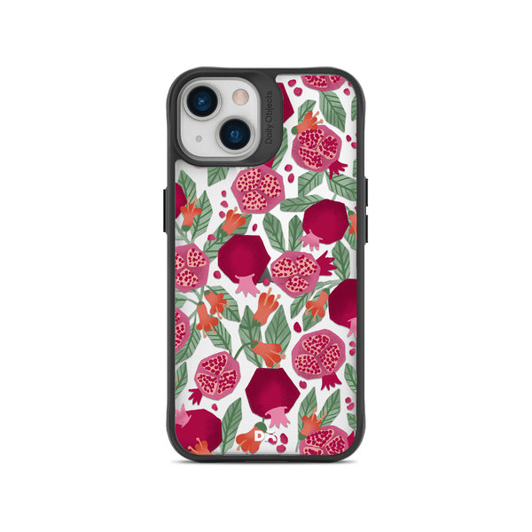 

DailyObjects Pomegranate Party Black Hybrid Clear Case Cover For iPhone 14