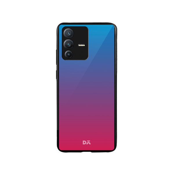 

DailyObjects Popsicle Gradient Glass Case Cover For Vivo V23 Pro