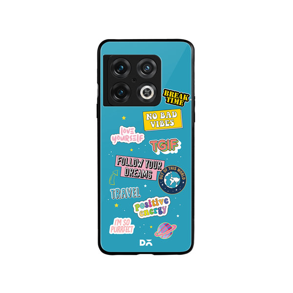 

DailyObjects Positivity Glass Case Cover For OnePlus 10 Pro