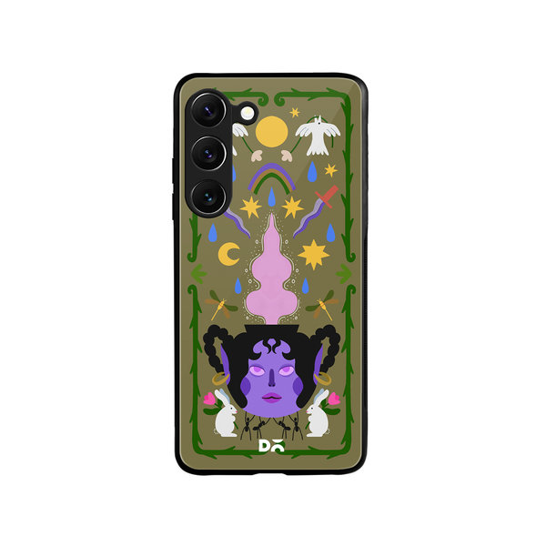 

DailyObjects Potion Witch Glass Case Cover For Samsung Galaxy S23 Plus