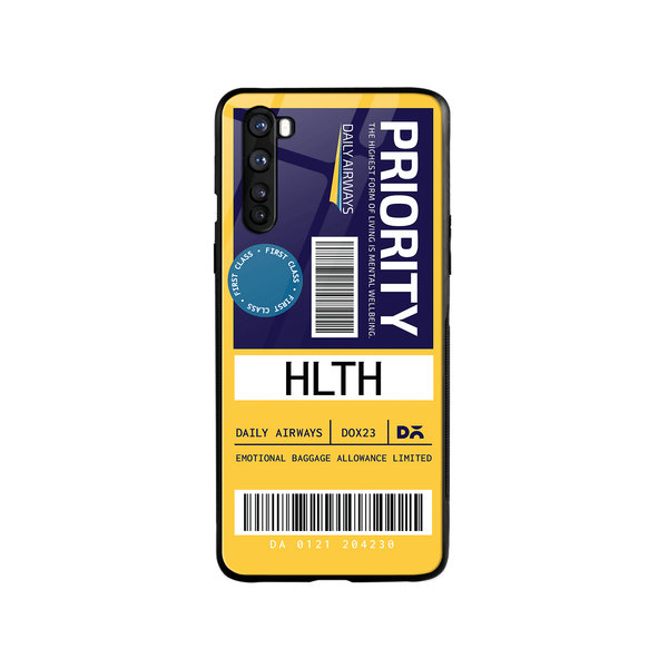 

DailyObjects Priority Glass Case Cover For OnePlus Nord