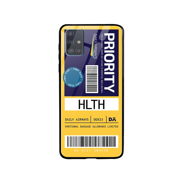 

DailyObjects Priority Glass Case Cover For Samsung Galaxy A71