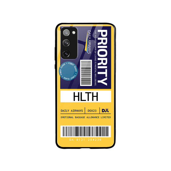 

DailyObjects Priority Glass Case Cover For Samsung Galaxy S20 FE