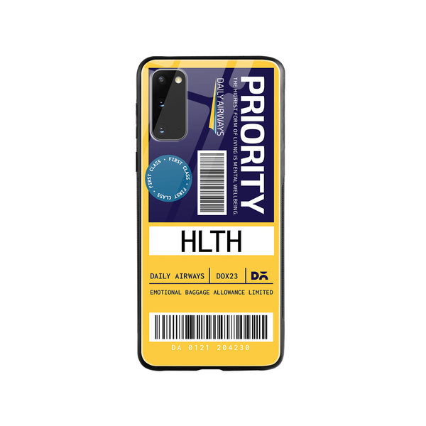 

DailyObjects Priority Glass Case Cover For Samsung Galaxy S20