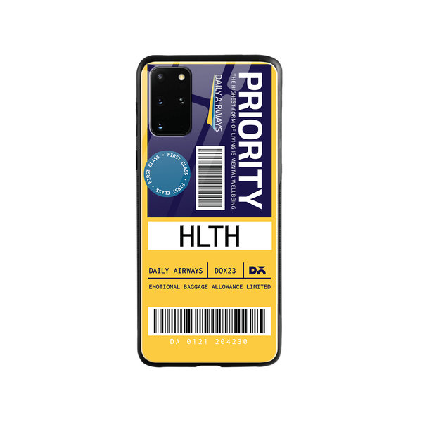 

DailyObjects Priority Glass Case Cover For Samsung Galaxy S20 Plus