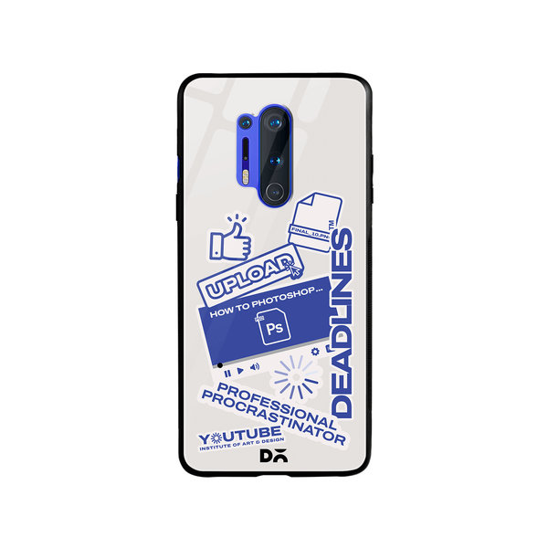 

DailyObjects Procrastination Loading Glass Case Cover For OnePlus 8 Pro