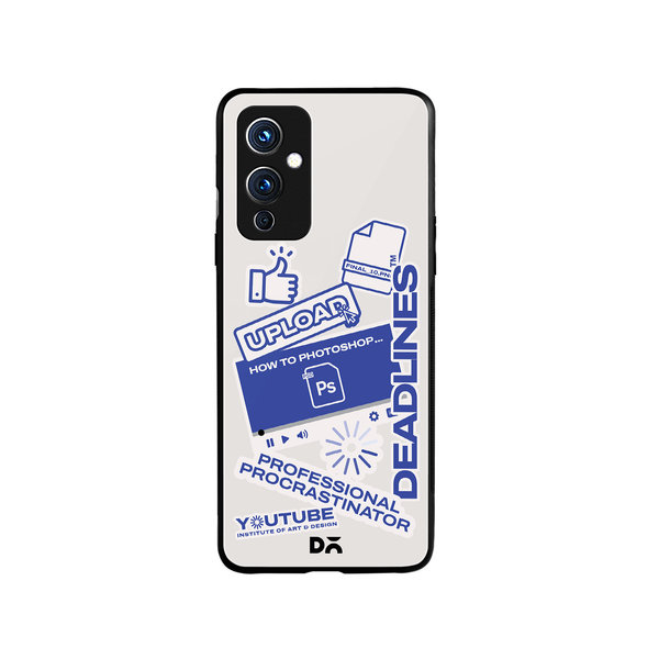 

DailyObjects Procrastination Loading Glass Case Cover For OnePlus 9