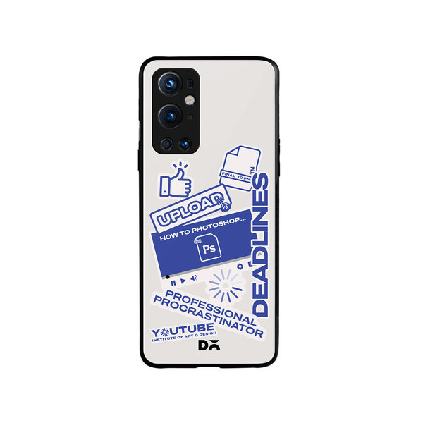 

DailyObjects Procrastination Loading Glass Case Cover For OnePlus 9 Pro