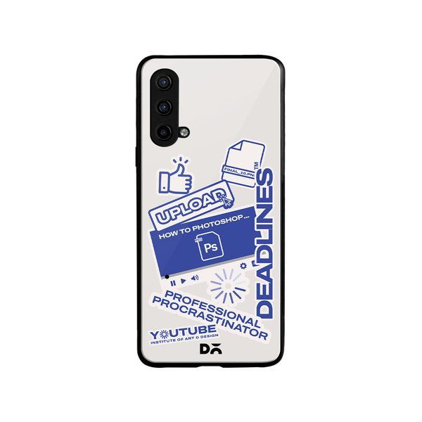 

DailyObjects Procrastination Loading Glass Case Cover For OnePlus Nord CE