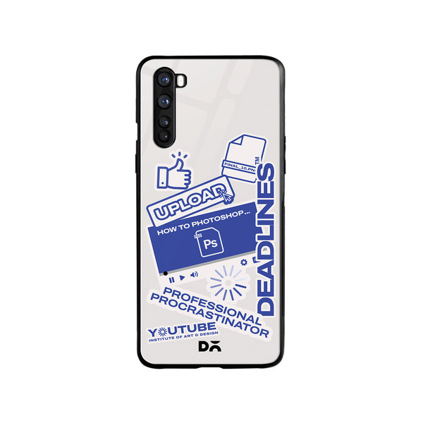 

DailyObjects Procrastination Loading Glass Case Cover For OnePlus Nord