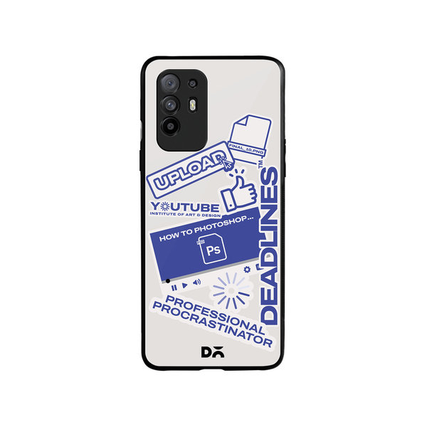 

DailyObjects Procrastination Loading Glass Case Cover For Oppo F19 Pro Plus