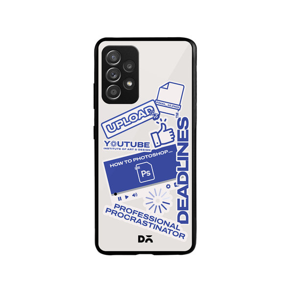 

DailyObjects Procrastination Loading Glass Case Cover For Samsung Galaxy A52
