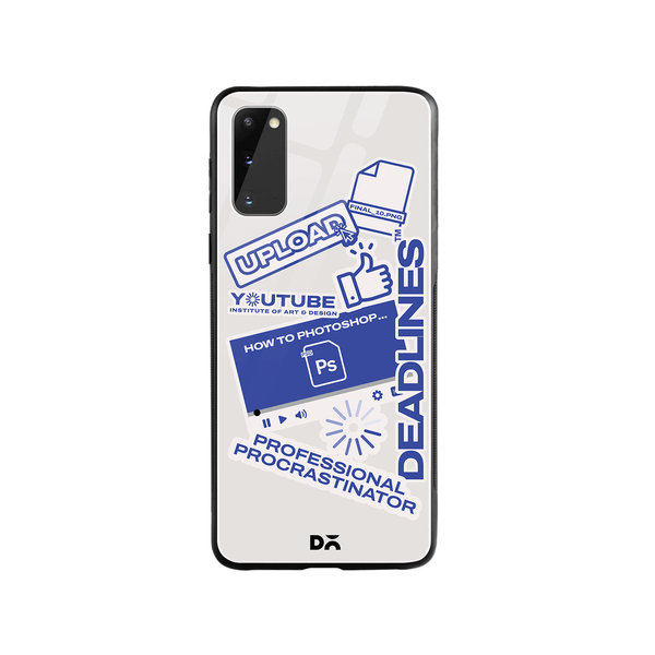 

DailyObjects Procrastination Loading Glass Case Cover For Samsung Galaxy S20