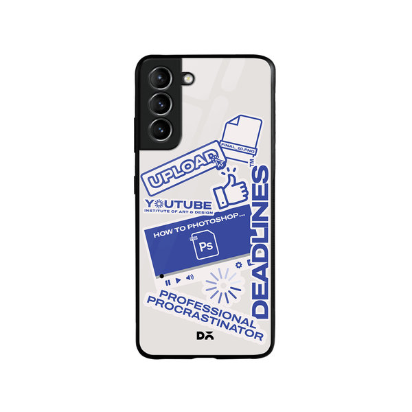 

DailyObjects Procrastination Loading Glass Case Cover For Samsung Galaxy S21 FE