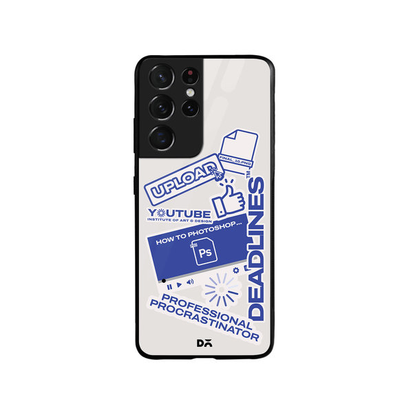 

DailyObjects Procrastination Loading Glass Case Cover For Samsung Galaxy S21 Ultra