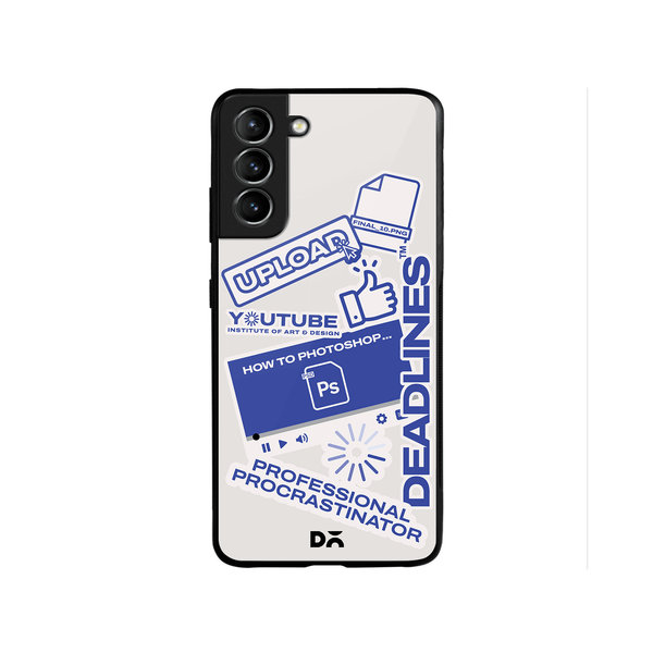 

DailyObjects Procrastination Loading Glass Case Cover For Samsung Galaxy S22 Plus