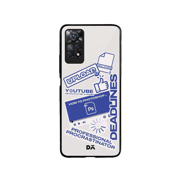 

DailyObjects Procrastination Loading Glass Case Cover For Xiaomi Redmi Note 11 Pro